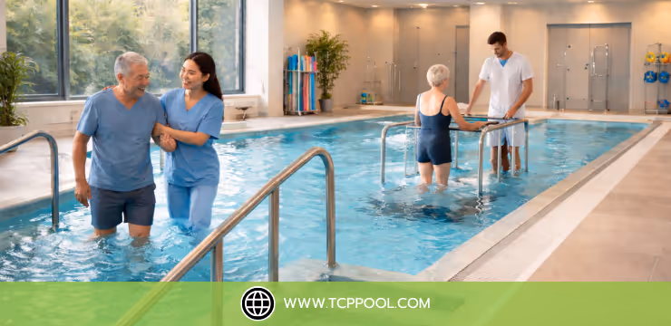 การออกแบบสระว่ายน้ำเพื่อการบำบัดและการฟื้นฟูร่างกาย